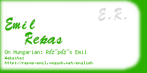 emil repas business card